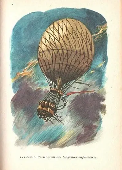 “Reading” Verne “Cinq Semaines en ballon” a strange adventure